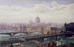 Utsikt over London som viser St Paul